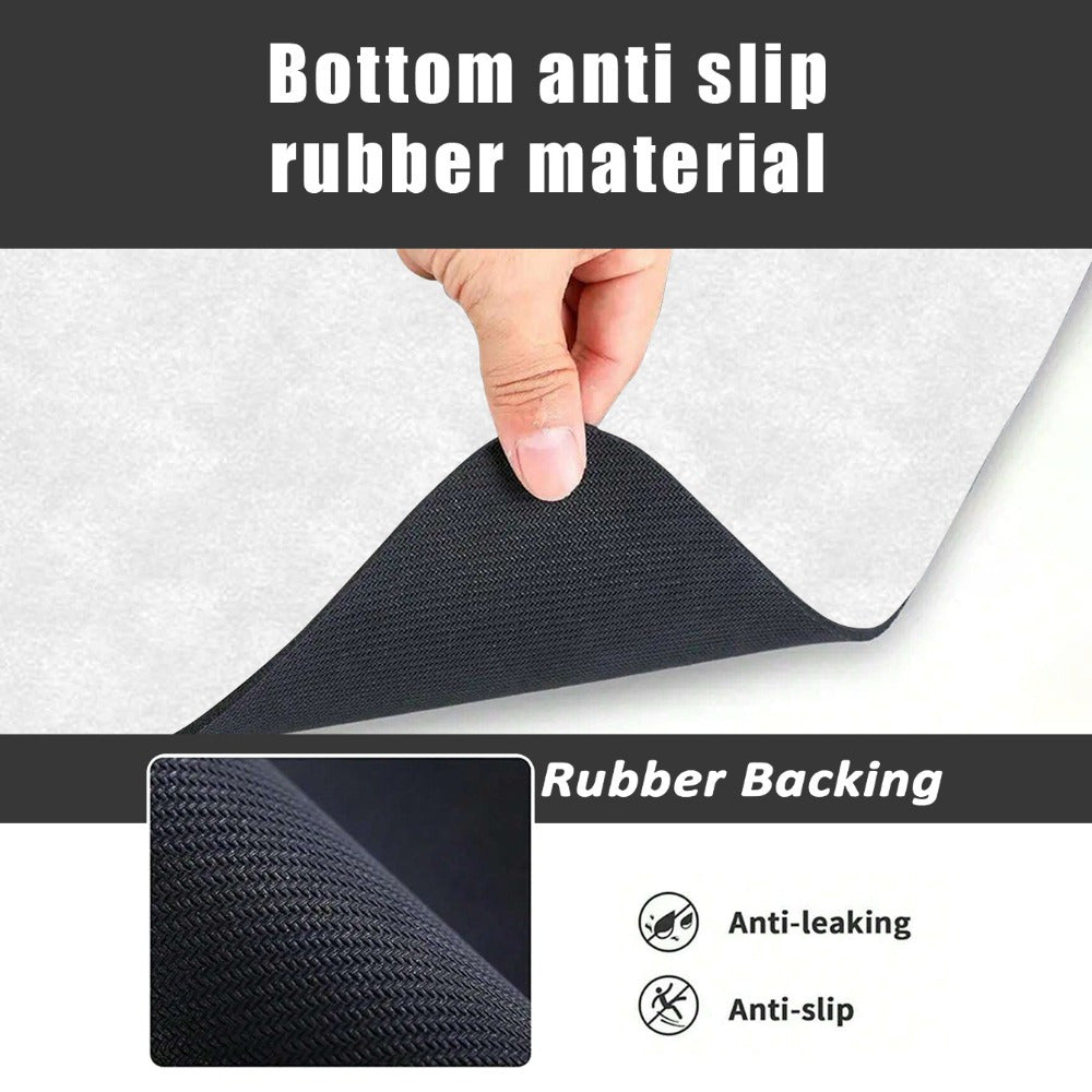 Extra Durable Dirt-Trapping Door Mat - Non-Slip, 24x16in\u002F 30x18in - Indoor\u002F Outdoor, Low-Profile, Easy-Clean Home Gift