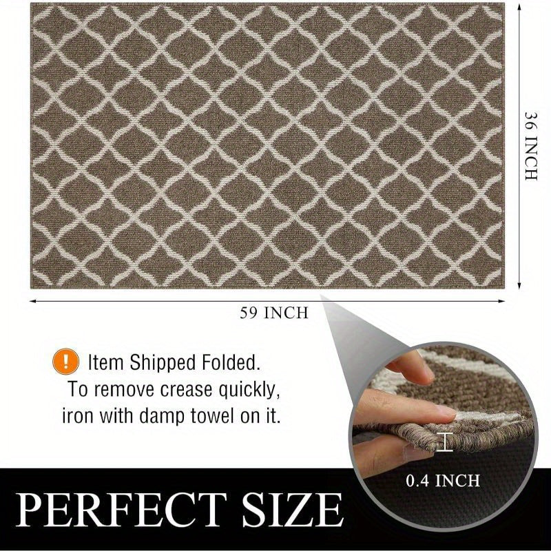 Large Non Slip Door Mat Large Door Mats Indoor Washable Front Door Mat Non Slip Water Absorbent Entryway Rug Doormat Indoor Entrance Entry Rug Floor Mat for Home Garage Kitchen