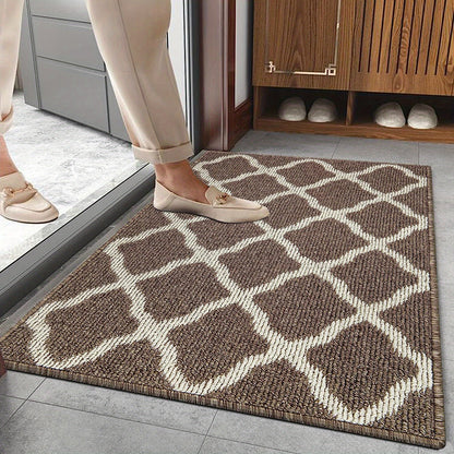 Large Non Slip Door Mat Large Door Mats Indoor Washable Front Door Mat Non Slip Water Absorbent Entryway Rug Doormat Indoor Entrance Entry Rug Floor Mat for Home Garage Kitchen