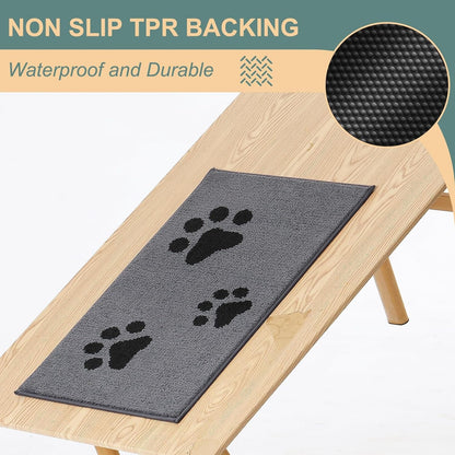 Front Door Mat, Bathroom RugDirt-Trapping Doormat for Muddy Paws, Absorbent Mud Mat for Dogs, Non-Slip Washable Entrance Mat, Indoor Use for Front Door or Entryway, 31.5\